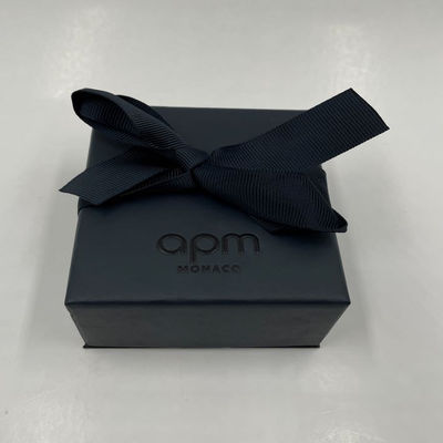 Custom Packaging Rigid Paper Watch Gifts Box With Ribbon