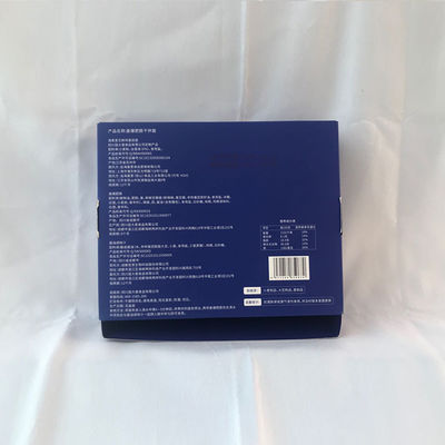 Custom Logo White Ivory  Paper Food  Foldable Packaging Cookie Boxes