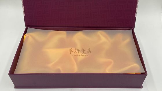 Wholesale Custom Luxury Rigid Cardboard Drawer Book Shape Gift Box With Satin Silk Insert