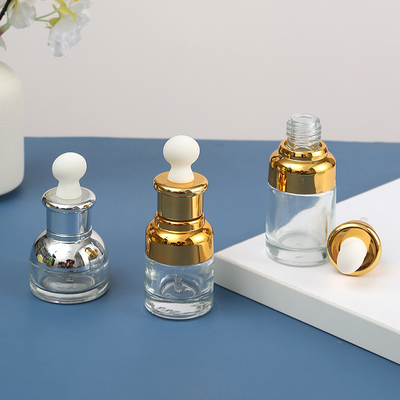 Chemist Glass Empty Dropper Bottles Pipette Oils Serum Ear Dropper Oil Bottle