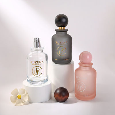 Unique Design 30ml 50ml 100ml Round Small Custom Refillable Empty Spray Glass Perfume Packaging Bottle with Box Luxury