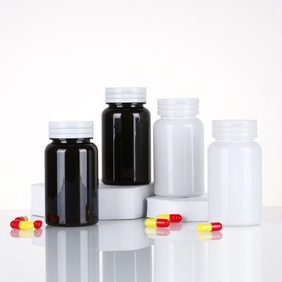 100ml-300ml Child Resistant Pharmaceutical Pill Bottle With Hinge Cap and Easy-pulling Lid for Pharmaceutical Packaging