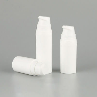 Sample Free 5ml 10ml 15ml 30ml Clear Empty Airless Pump Serum Lotion Frosted Bottle PCR Resistant Luxury Airless Bottle with Pump