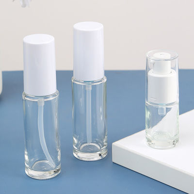 10ml 15ml Transparent Empty Frost Custom Clean Perfume Glass Bottle with Serum Pump NO Reed Diffuser NO Mess NO Waste