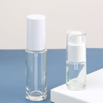 10ml 15ml Transparent Empty Frost Custom Clean Perfume Glass Bottle with Serum Pump NO Reed Diffuser NO Mess NO Waste