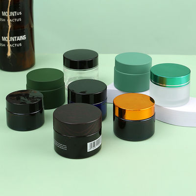 Base Material Glass 5ml 10ml 20ml 1 oz 2oz 4oz Clear Glass Cream Jar for 30ml Cosmetics Samples Process 2-3 days