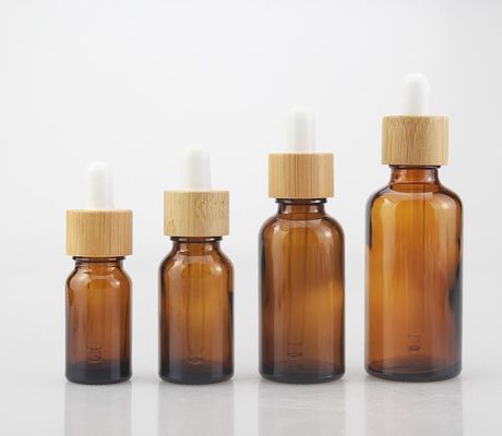 Glass Collar Luxury Empty Cosmetic 50ml Round Matte Frosted Face Serum Bottle 15ml30ml100ml Essential Oil Glass Amber Dropper Bottle With Box