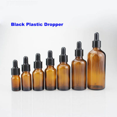 Glass Collar Luxury Empty Cosmetic 50ml Round Matte Frosted Face Serum Bottle 15ml30ml100ml Essential Oil Glass Amber Dropper Bottle With Box