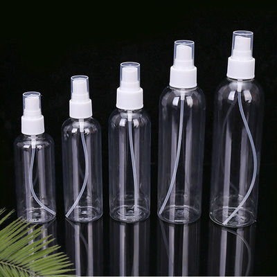 20ml30ml50ml60ml100mlPET Round Fine Mist Spray Bottle Plastic Container Custom Logo Pump Sprayer for Beach and Pool Days