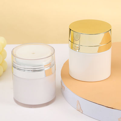 15g 30g 50g 100g Cosmetic Airless Pump Jar Luxury Personal Care Cream Airless Jar Plastic Airless Bottle Jar Refillable