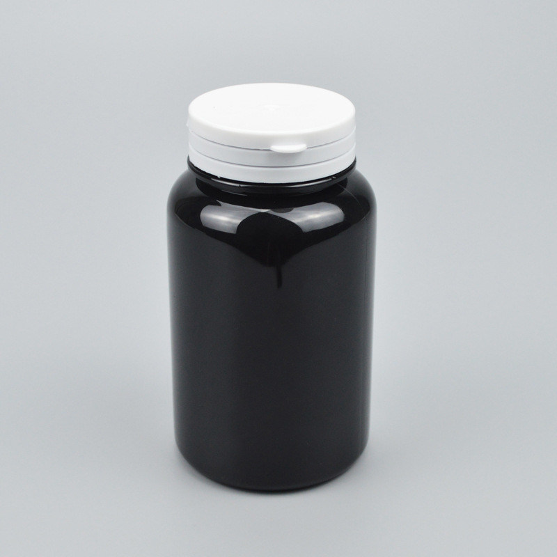 100ml-300ml Child Resistant Pharmaceutical Pill Bottle With Hinge Cap and Easy-pulling Lid for Pharmaceutical Packaging