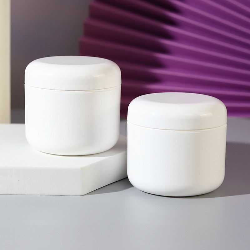 White Matte Butter Face Sample Cream Packaging with Customized Colors and Matching Heat Induction Liner