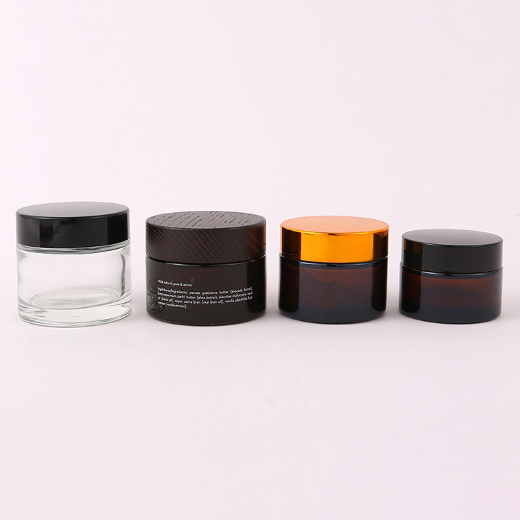Base Material Glass 5ml 10ml 20ml 1 oz 2oz 4oz Clear Glass Cream Jar for 30ml Cosmetics Samples Process 2-3 days